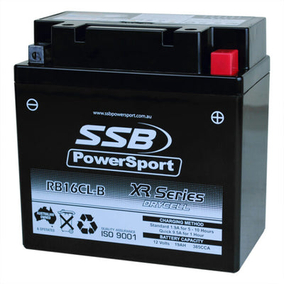 RB16CL-B SSB XR Series Motorcycle Battery