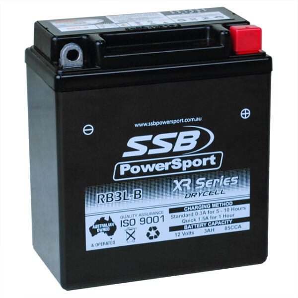 RB3L-B SSB XR Series Motorcycle Battery (12N3B)