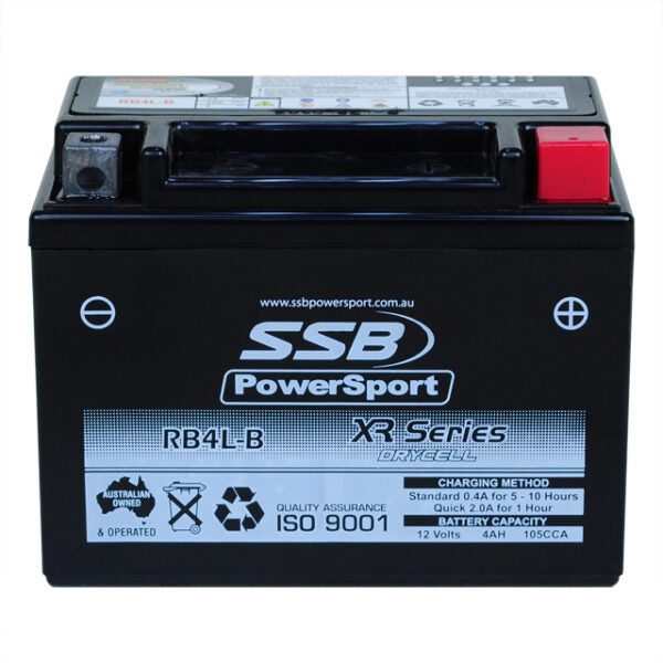 RB4L-B SSB XR Series Motorcycle Battery (12N4B)