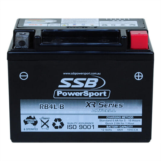 RB4L-B SSB XR Series Motorcycle Battery (12N4B)