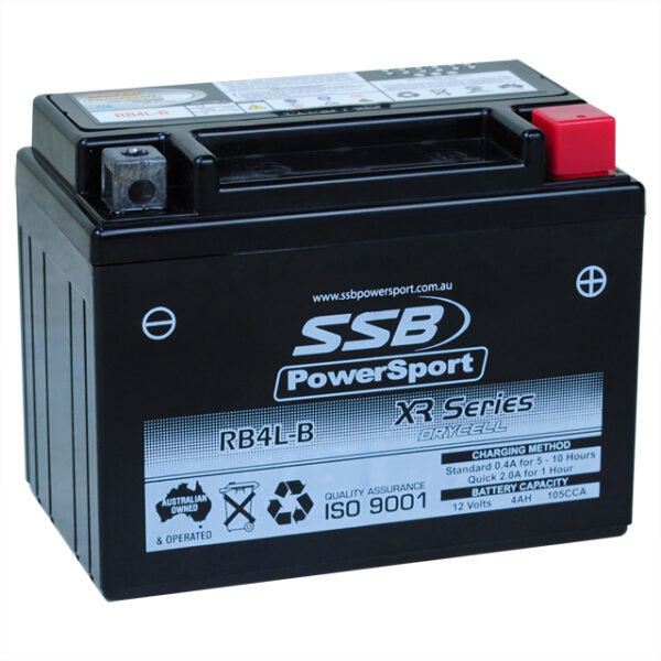 RB4L-B SSB XR Series Motorcycle Battery (12N4B)