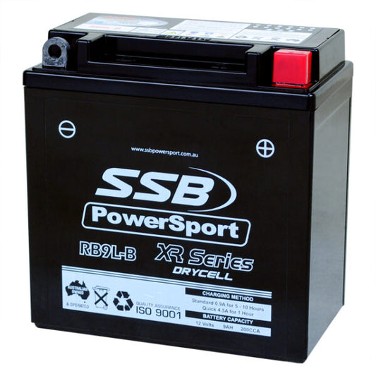 RB9L-B SSB XR Series Motorcycle Battery (12N9-BS)