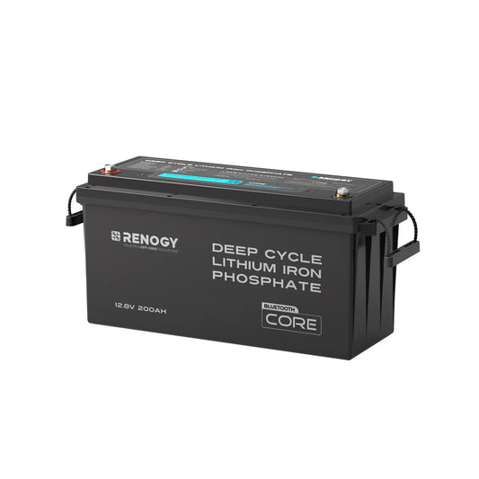 12V 200Ah Lithium Iron Phosphate Battery w/ Bluetooth - Renogy Core
