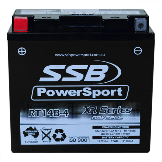 RT14B-4 SSB XR Series Motorcycle Battery