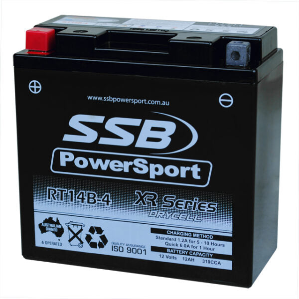 RT12B-4 SSB XR Series Motorcycle Battery