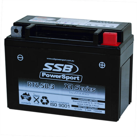 RT6.5B-3 SSB XR Series Motorcycle Battery