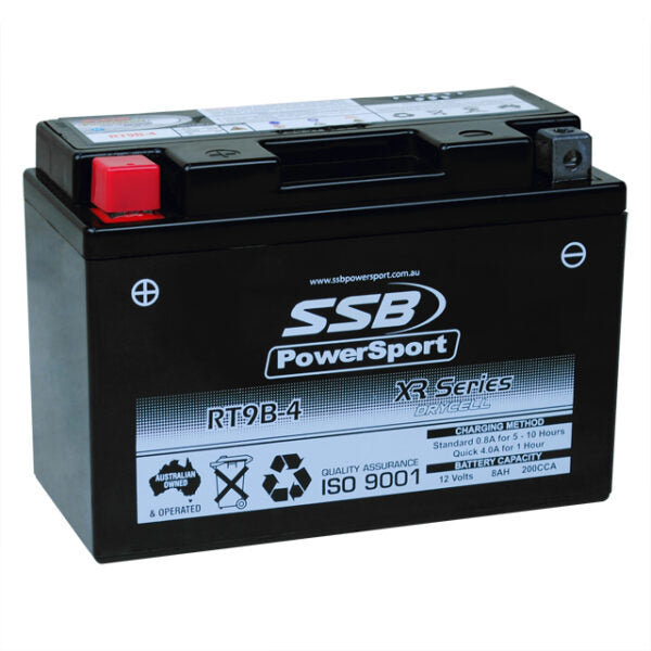 RT9B-4 SSB XR Series Motorcycle Battery