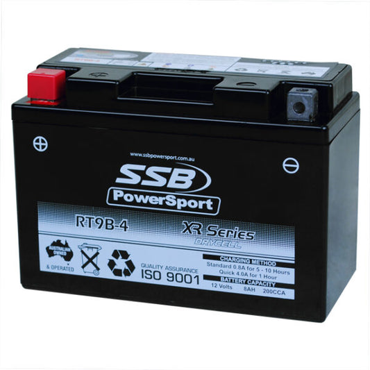 RT9B-4 SSB XR Series Motorcycle Battery