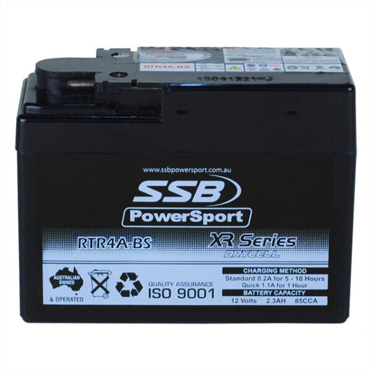 RTR4A-BS SSB XR Series Motorcycle Battery