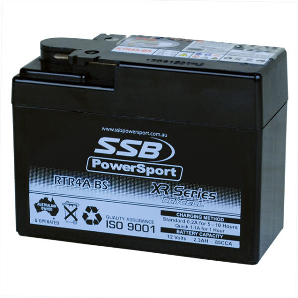 RTR4A-BS SSB XR Series Motorcycle Battery