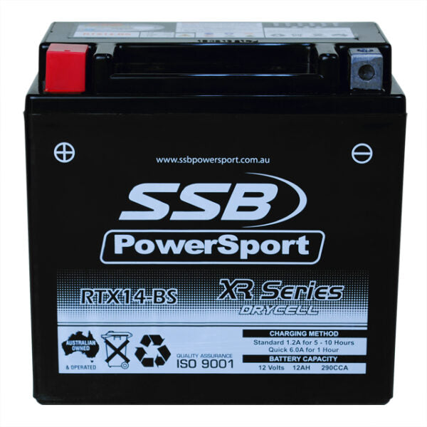 RTX14-BS SSB XR Series Motorcycle Battery
