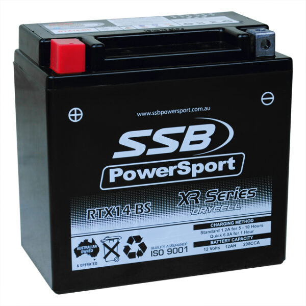 RTX14-BS SSB XR Series Motorcycle Battery