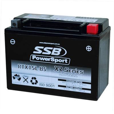 RTX15L-BS SSB XR Series Motorcycle Battery (YTX15L-BS)