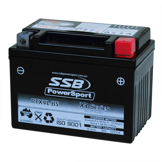 RTX4L-BS SSB XR Series Motorcycle Battery