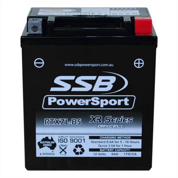 RTX7L-BS SSB XR Series Motorcycle Battery