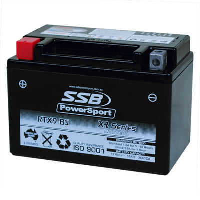 RTX9-BS SSB XR Series Motorcycle Battery (VTX9-BS)