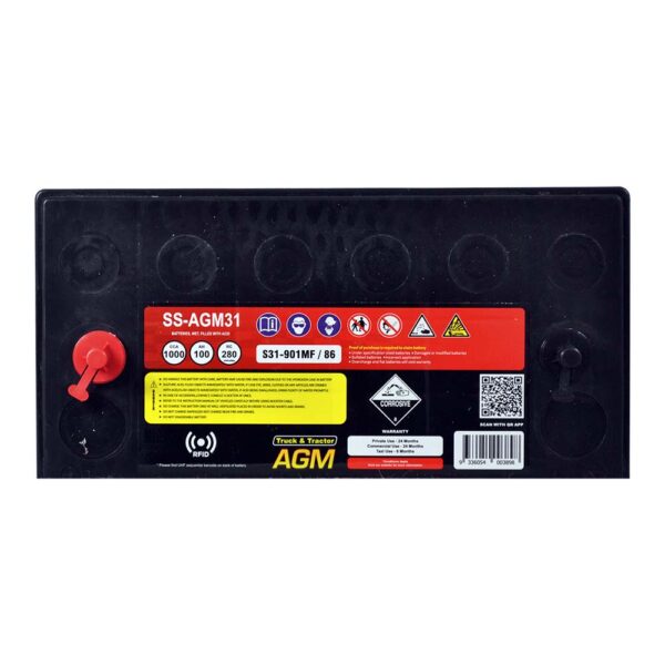 SS-AGM31 SSB Commercial 31 AGM Battery (Group 31)