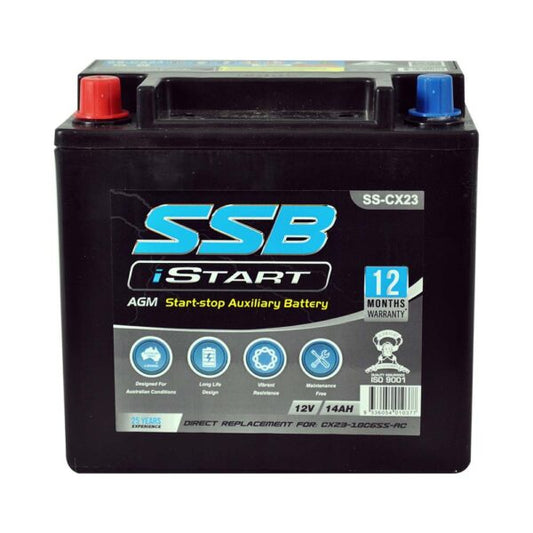 SS-CX23 SSB Auxiliary VRLA (AGM) Battery
