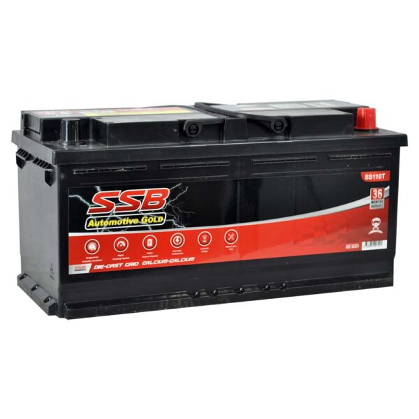 SS110T SSB Gold MF Car Battery (DIN110LH)
