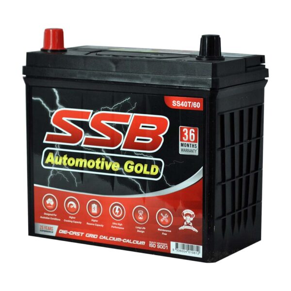 SS40T/60 SSB Gold MF Car Battery (NS40 - NS60)