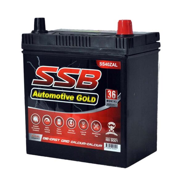 SS40ZAL SSB Gold MF Car Battery (NS40ZL)