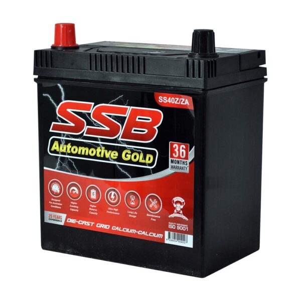 SS40Z/ZA SSB Gold MF Car Battery (NS40Z)