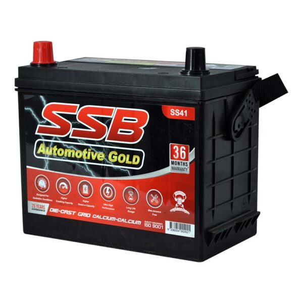 SS41 SSB Gold MF Car Battery (NS40Z)