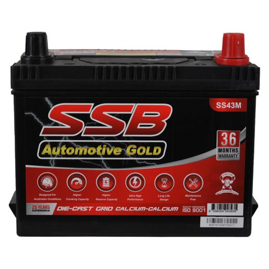 SS43M SSB Gold MF Car Battery (NS60L)