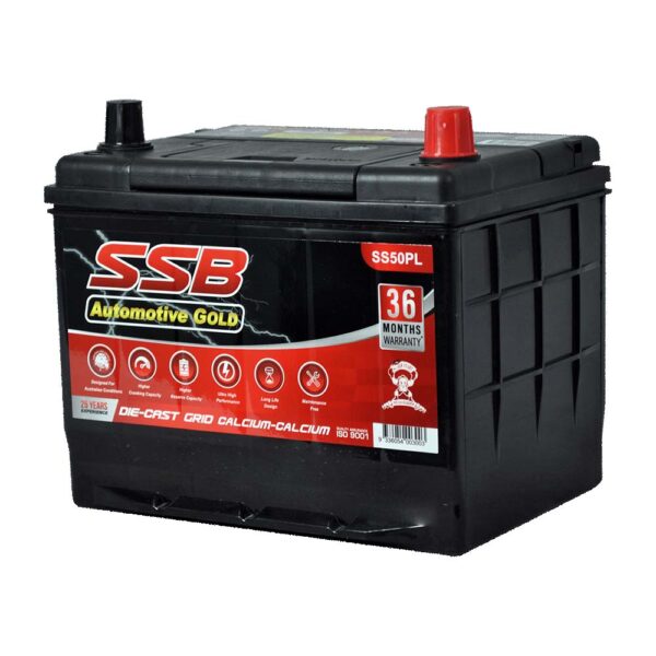 SS50PL SSB Gold MF Car Battery (NS50L)