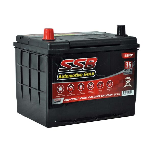 SS50P SSB Gold MF Car Battery (NS50/NS50Z)