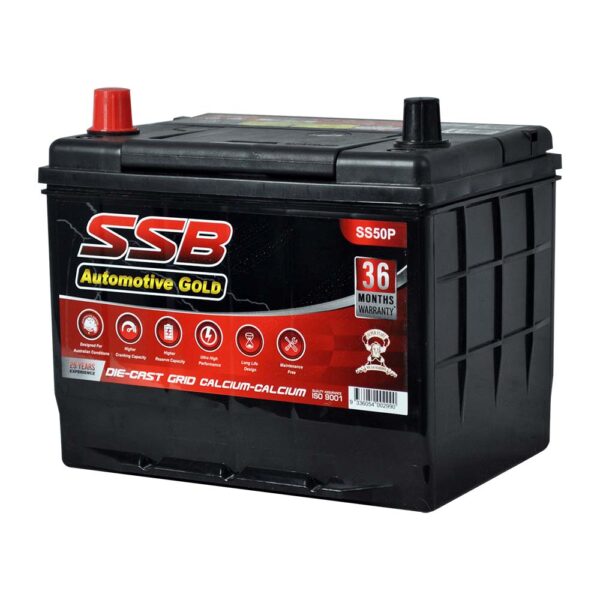 SS50P SSB Gold MF Car Battery (NS50/NS50Z)