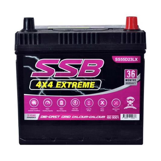 SS55D23LX SSB 4X4 Extreme 4WD Battery (Group 55D23L)