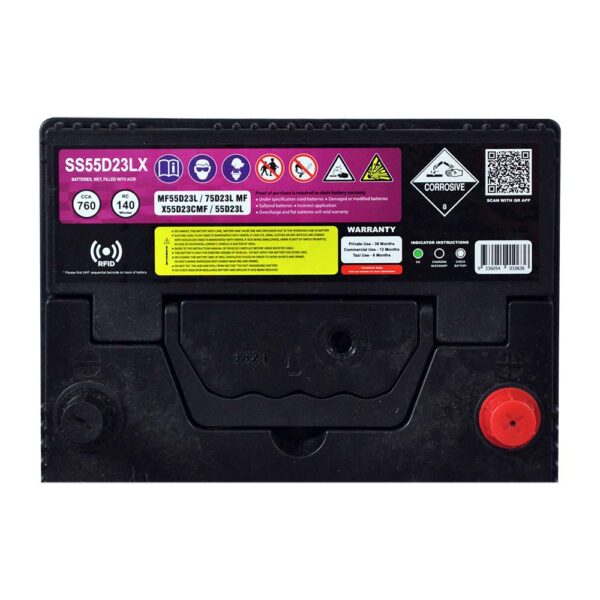 SS55D23LX SSB 4X4 Extreme 4WD Battery (Group 55D23L)