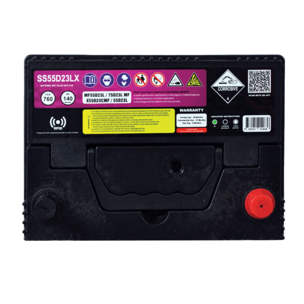 SS55D23LX SSB 4X4 Extreme 4WD Battery (Group 55D23L)