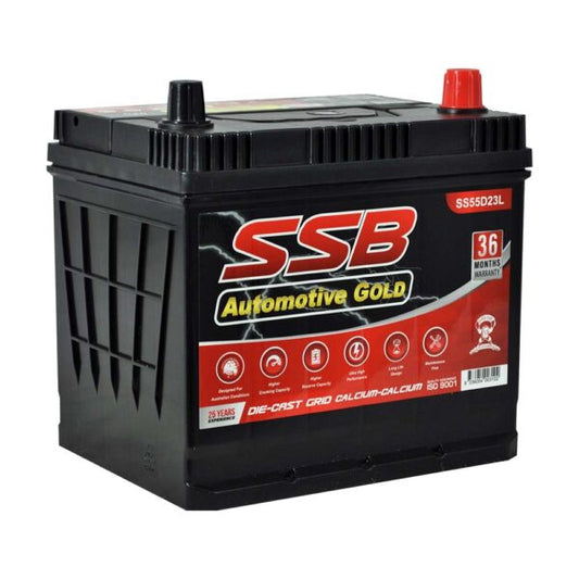 SS55D23L SSB Gold MF Car Battery (D23L)