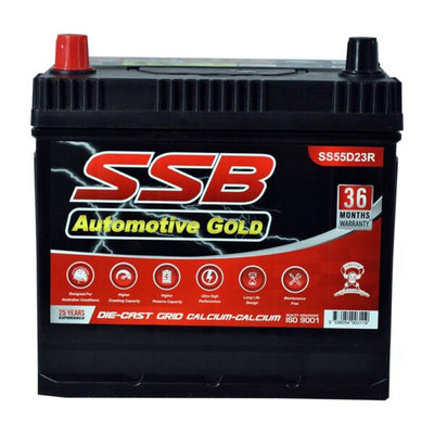 SS55D23R SSB Gold MF Car Battery (D23R) (X55D23R)