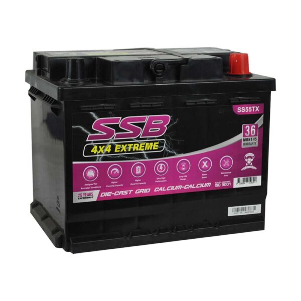 SS55TX SSB 4X4 Extreme 4WD Battery (Group 55T)