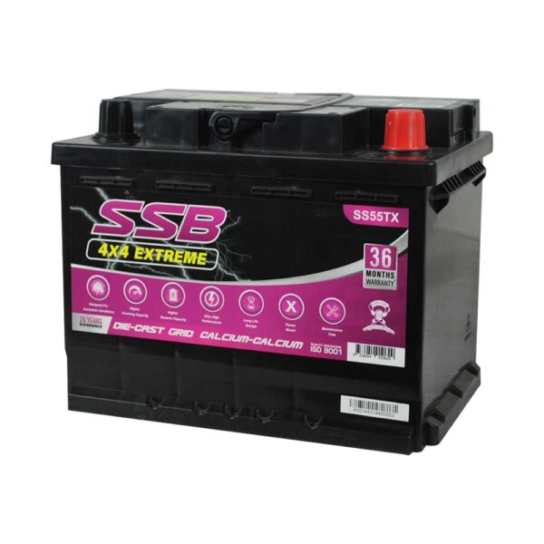SS55TX SSB 4X4 Extreme 4WD Battery (Group 55T)