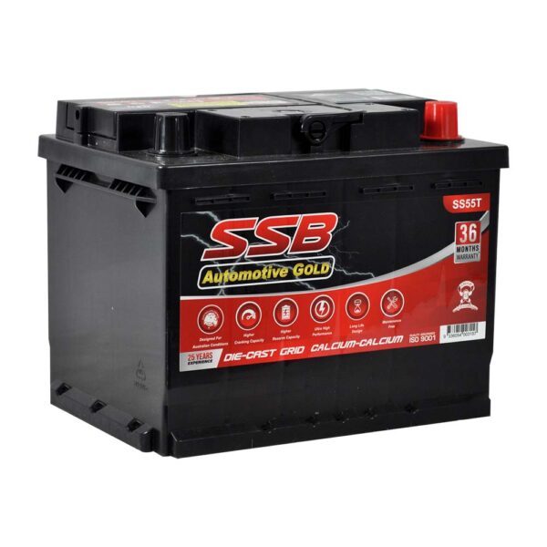SS55T SSB Gold MF Car Battery (NS55T / NS55TZ)