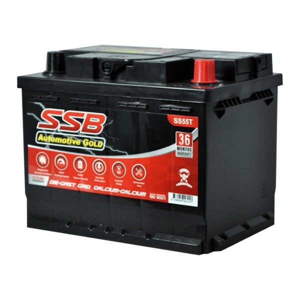 SS55T SSB Gold MF Car Battery (NS55T / NS55TZ)
