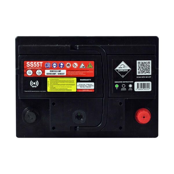 SS55T SSB Gold MF Car Battery (NS55T / NS55TZ)