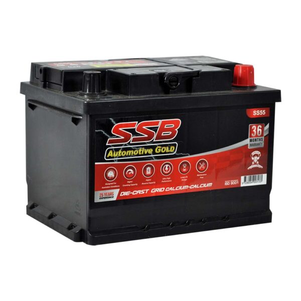 SS55 SSB Gold MF Car Battery (NS55)