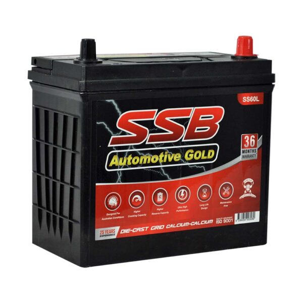 SS60L SSB Gold MF Car Battery (NS70L)