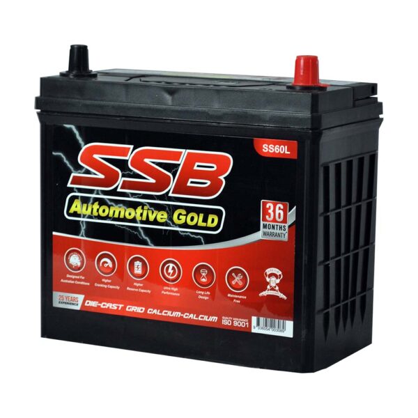 SS60L SSB Gold MF Car Battery (NS70L)