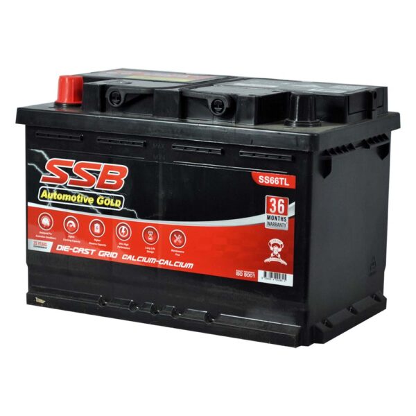 SS66TL SSB Gold MF Car Battery (N70TZL/NS70TL)