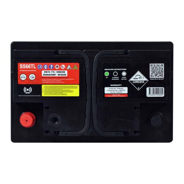 SS66TL SSB Gold MF Car Battery (N70TZL/NS70TL)