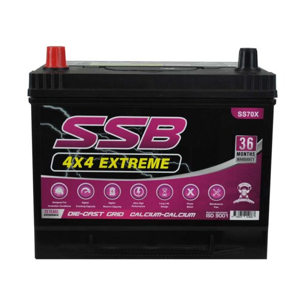 SS70X SSB 4X4 Extreme 4WD Battery (Group 70)
