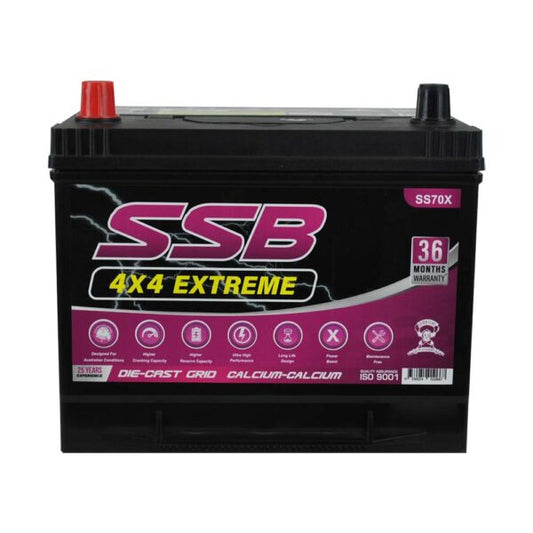 SS70X SSB 4X4 Extreme 4WD Battery (Group 70)