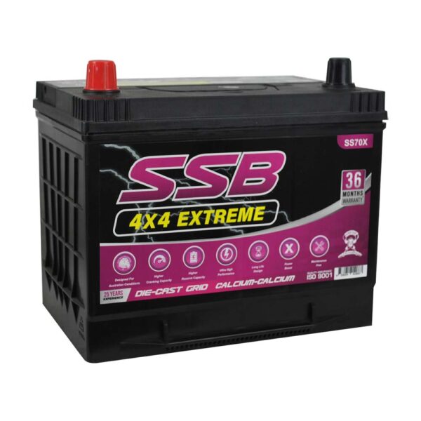 SS70X SSB 4X4 Extreme 4WD Battery (Group 70)