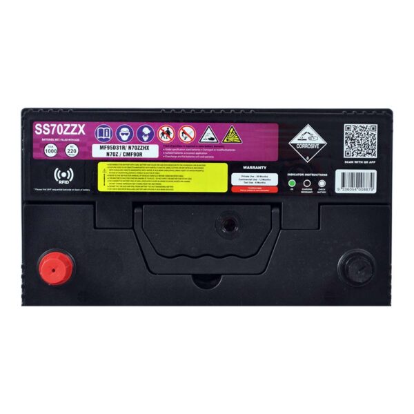 SS70ZZX SSB 4X4 Extreme 4WD Battery (Group 70ZZ)